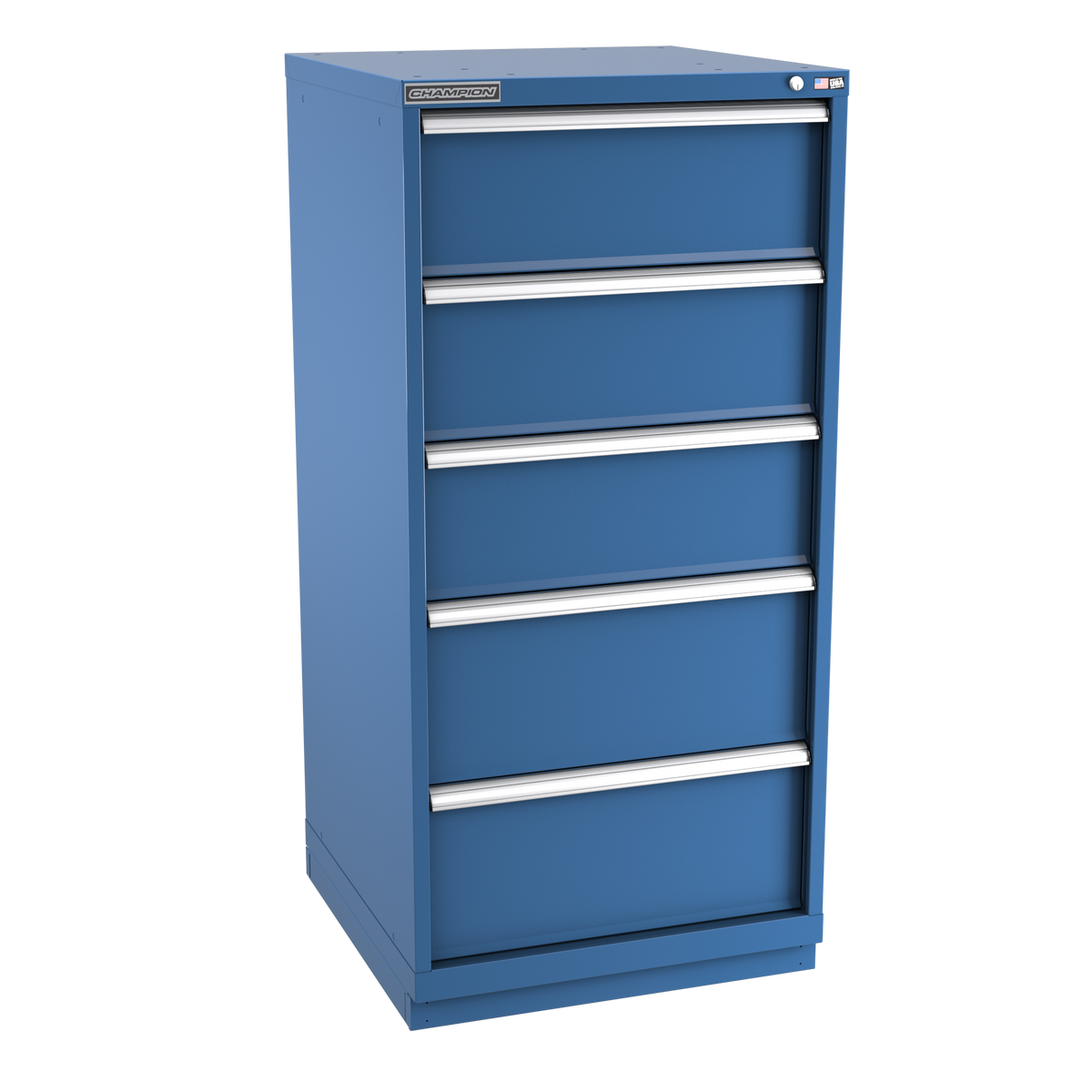 5-Drawer Modular Cabinet SW0501 | 28-1/4"W x 59-1/2"H x 28-1/2"D dark blue