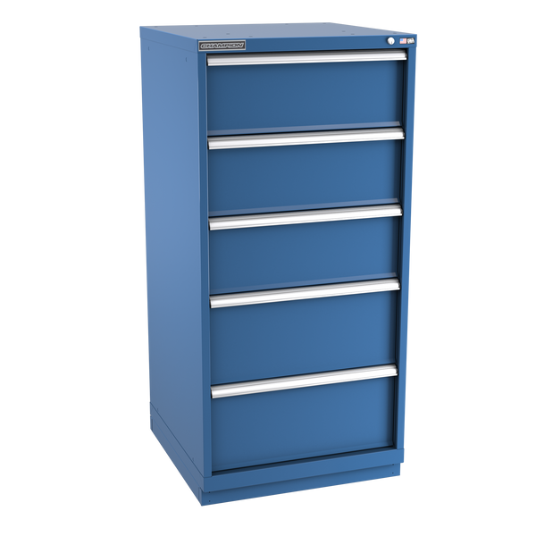 5-Drawer Modular Cabinet SW0501 | 28-1/4"W x 59-1/2"H x 28-1/2"D dark blue