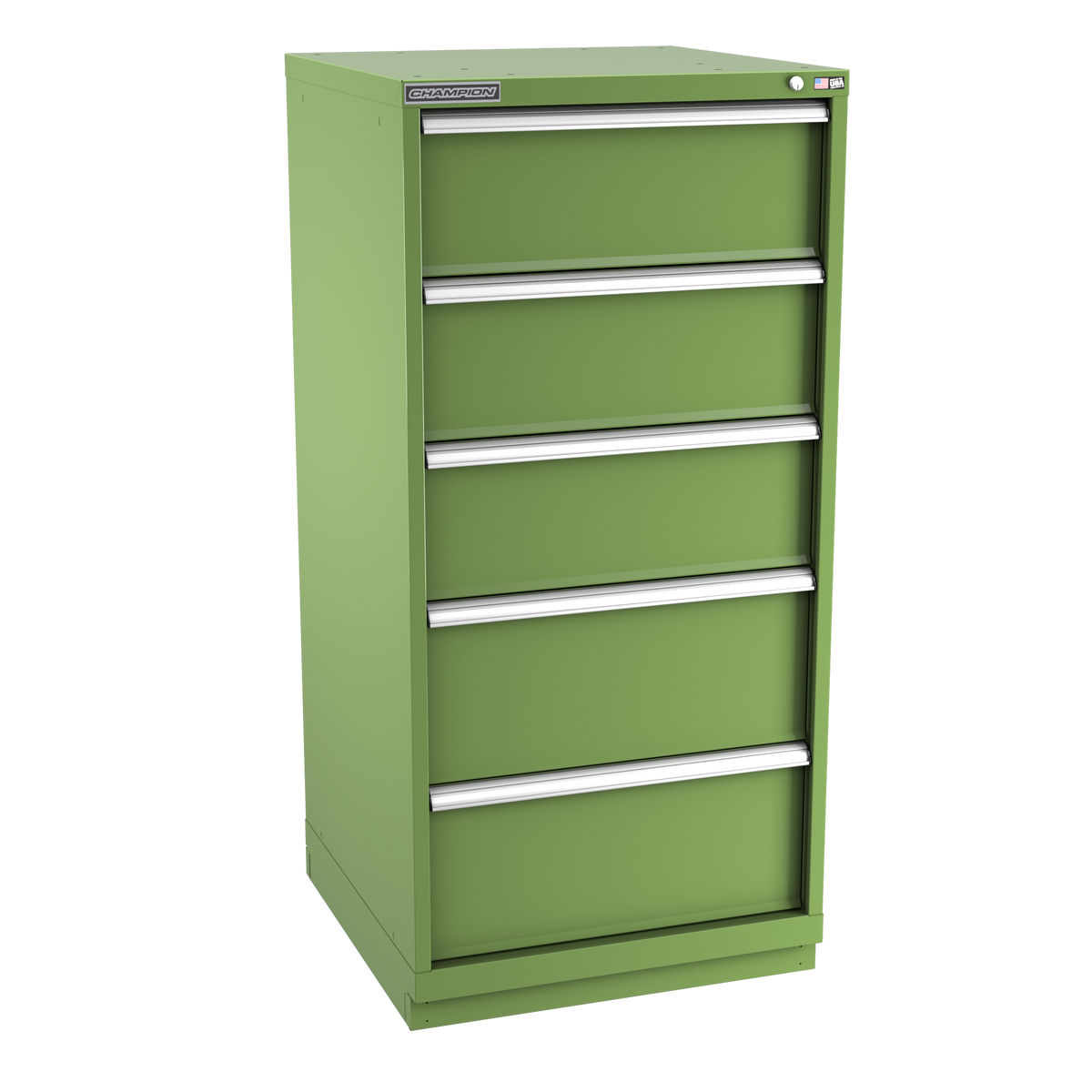 5-Drawer Modular Cabinet SW0501 | 28-1/4"W x 59-1/2"H x 28-1/2"D vista green