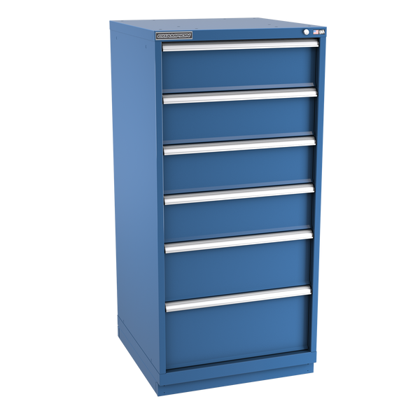 6-Drawer Modular Cabinet SW0601 | 28-1/4"W x 59-1/2"H x 28-1/2"D dark blue