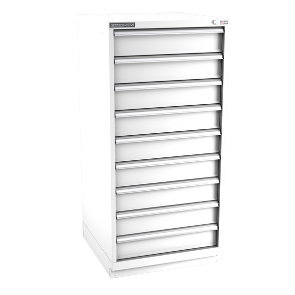 9-Drawer Modular Cabinet SW0901 | 28-1/4"W x 59-1/2"H x 28-1/2"D white