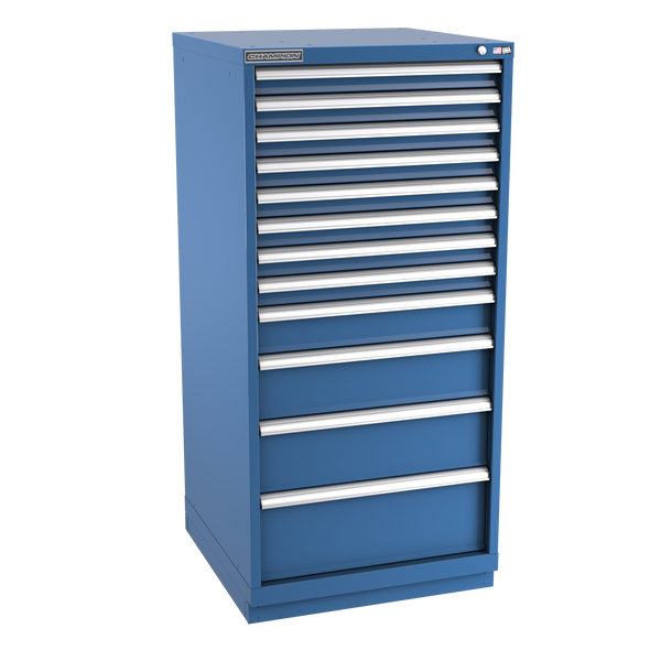 12-Drawer Modular Cabinet SW1202 | 28-1/4"W x 59-1/2"H x 28-1/2"D dark blue