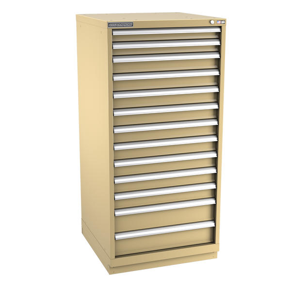 13-Drawer Modular Cabinet SW1301 | 28-1/4"W x 59-1/2"H x 28-1/2"D beige