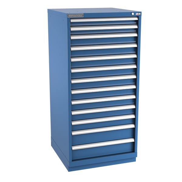 13-Drawer Modular Cabinet SW1301 | 28-1/4"W x 59-1/2"H x 28-1/2"D dark blue