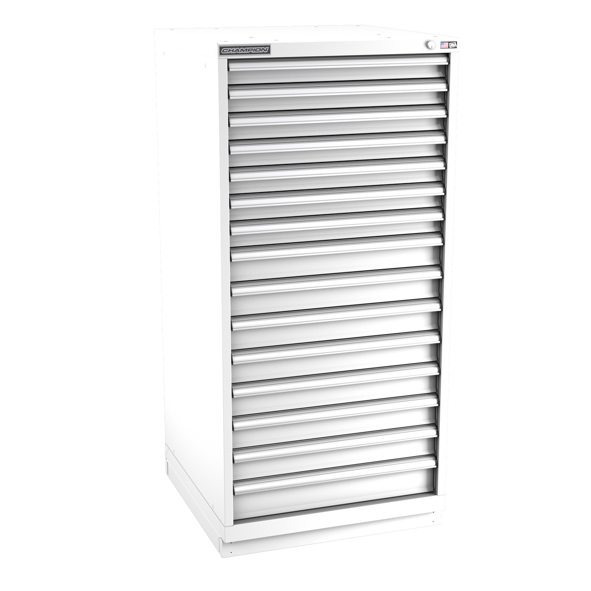 15-Drawer Modular Cabinet SW1501 | 28-1/4"W x 59-1/2"H x 28-1/2"D white