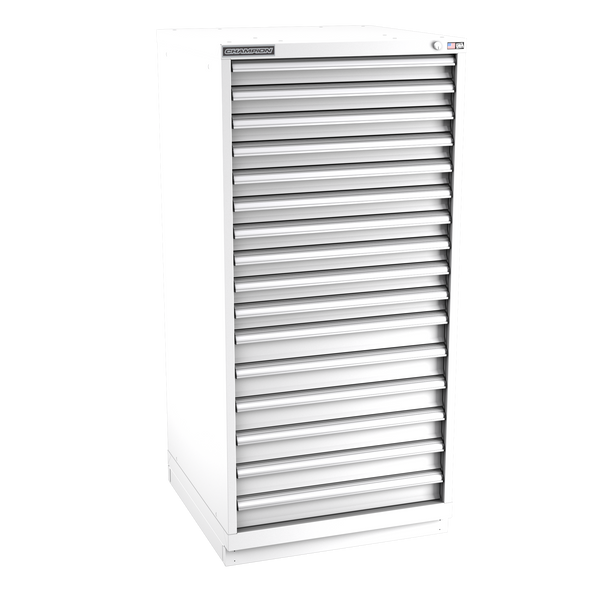 16-Drawer Modular Cabinet SW1601 | 28-1/4"W x 59-1/2"H x 28-1/2"D white