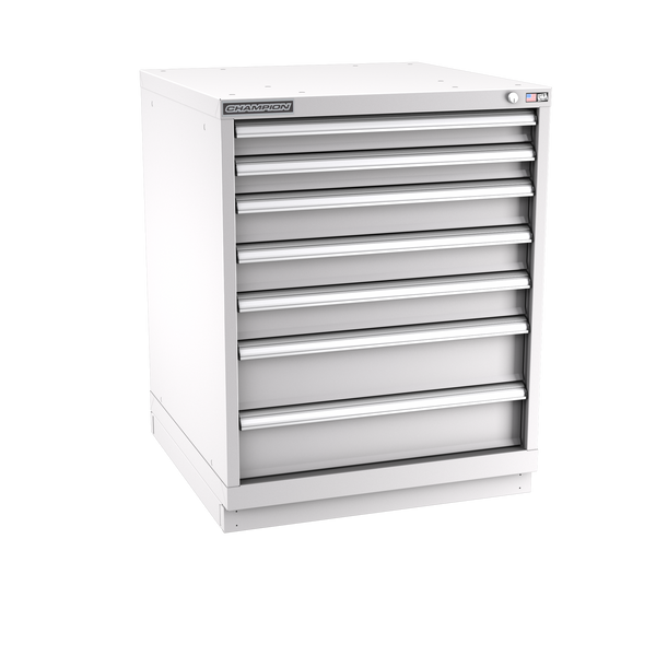 7-Drawer Modular Cabinet SWS0702 | 28-1/4"W x 35-7/8"H x 28-1/2"D light grey