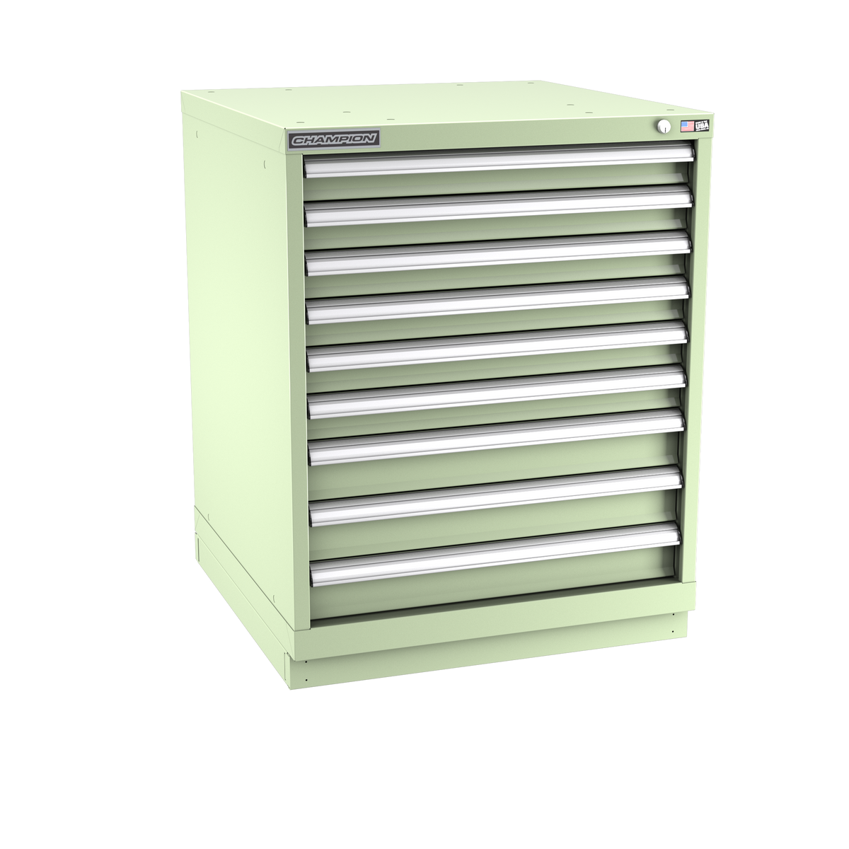 9-Drawer Modular Cabinet SWS0901 | 28-1/4"W x 35-7/8"H x 28-1/2"D seafoam green