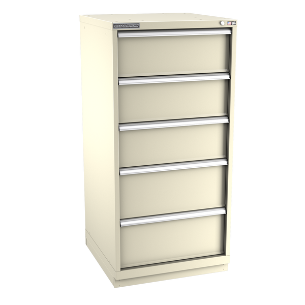 5-Drawer Modular Cabinet SWS0501 | 28-1/4"W x 59-1/2"H x 28-1/2"D sand