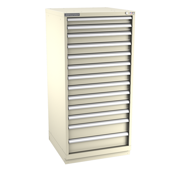 13-Drawer Modular Cabinet SWS1301 | 28-1/4"W x 59-1/2"H x 28-1/2"D sand