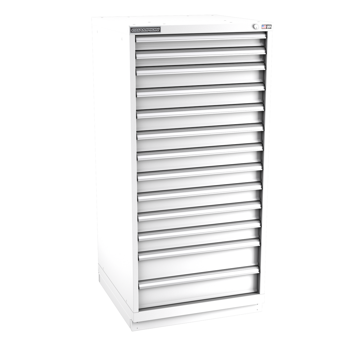 13-Drawer Modular Cabinet SWS1301 | 28-1/4"W x 59-1/2"H x 28-1/2"D white