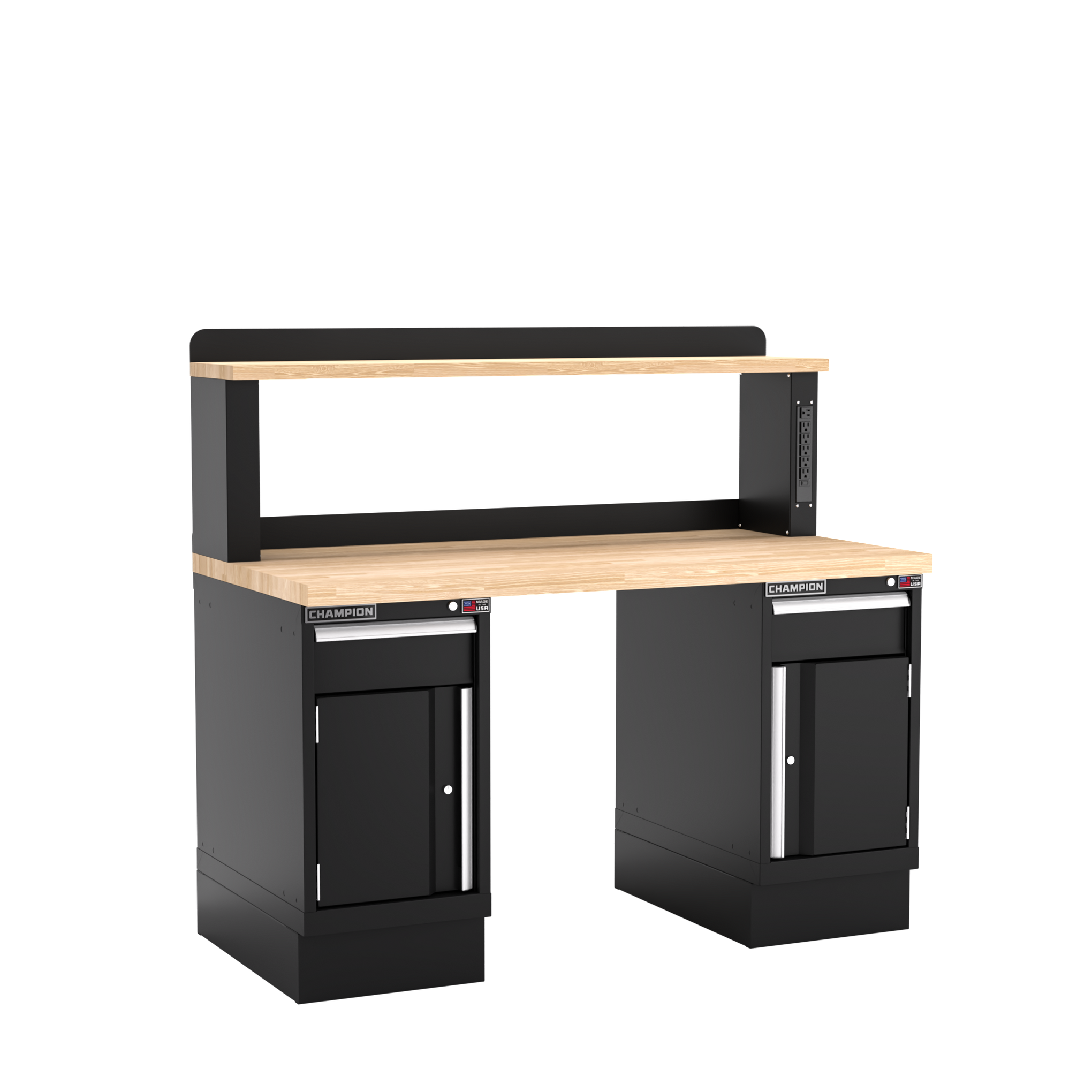 Two Preconfigured Cabinets Workbench,12