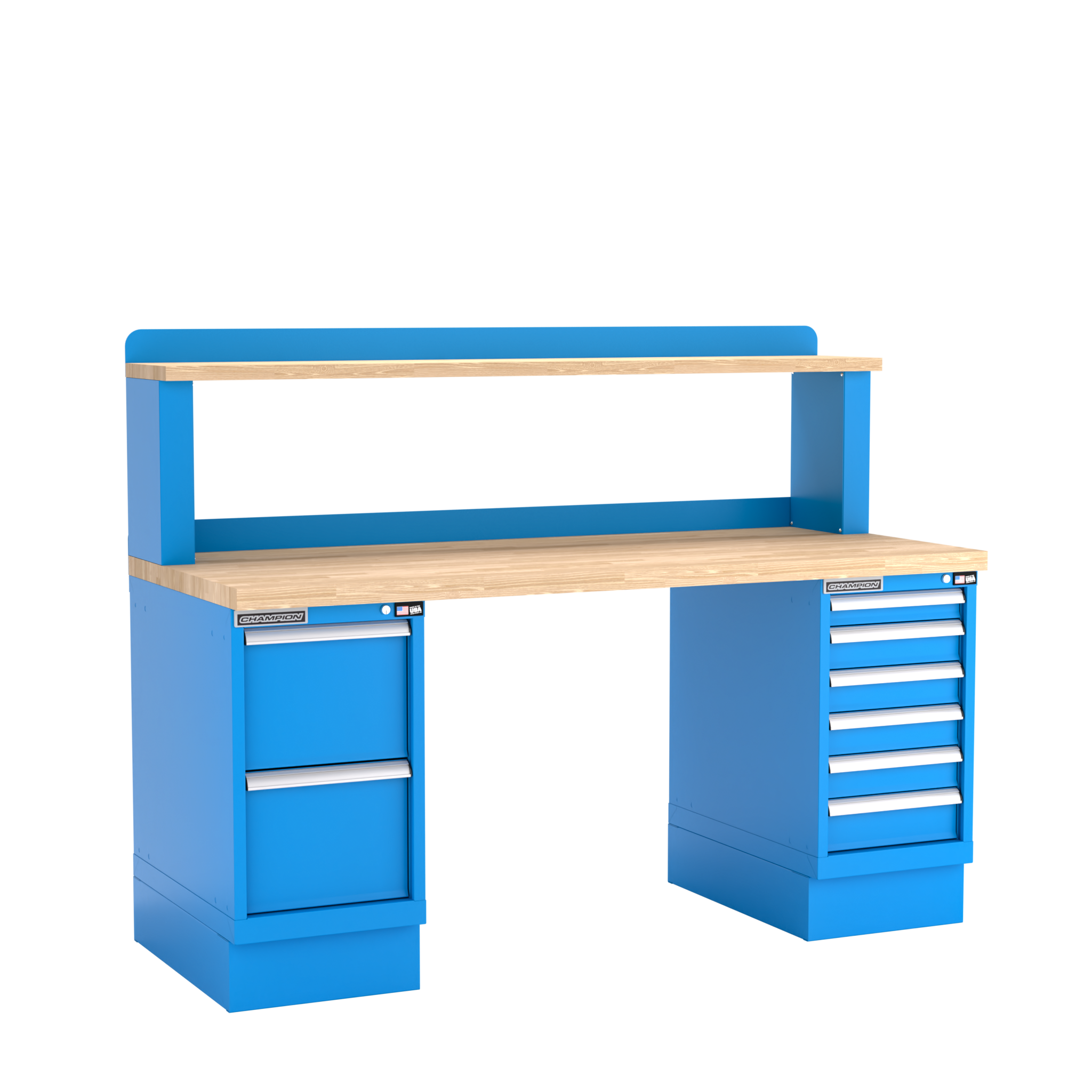 Two Preconfigured Cabinets Workbench, 12